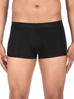 Calvin Klein - Black Solid Mid Rise Trunk