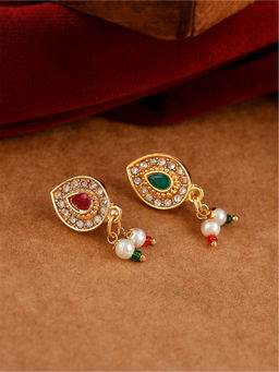 Silvermerc Designs - Gold Plated with out Piercing Maharashtrian Nosering