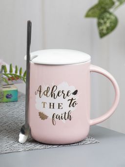 Voncasa - Coffee Mug with Lid (400 Ml)