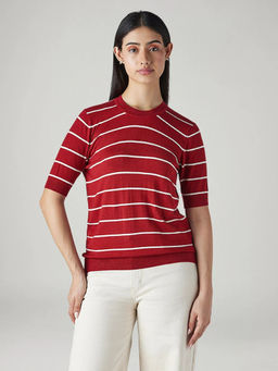 Levi's - Women's Red Stripes Top