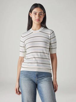 Levi's - Women's White Stripes Top