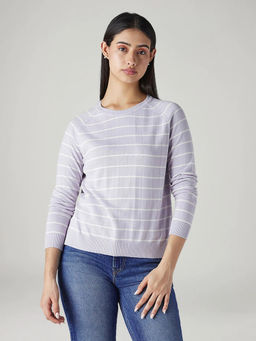 Levi's - Women's Lavender Stripes Top