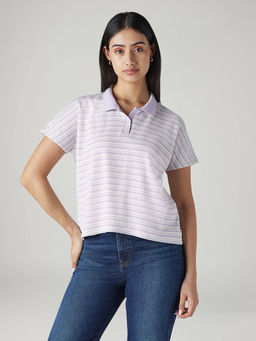 Levi's - Women's Lavender Stripes Top
