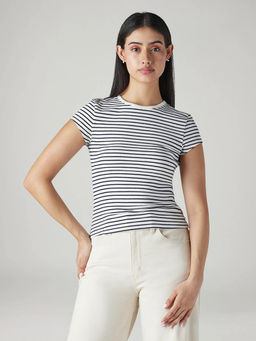 Levi's - Women's White Stripes Top