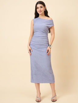 AAYU - Lavender Lycra Textured Dress