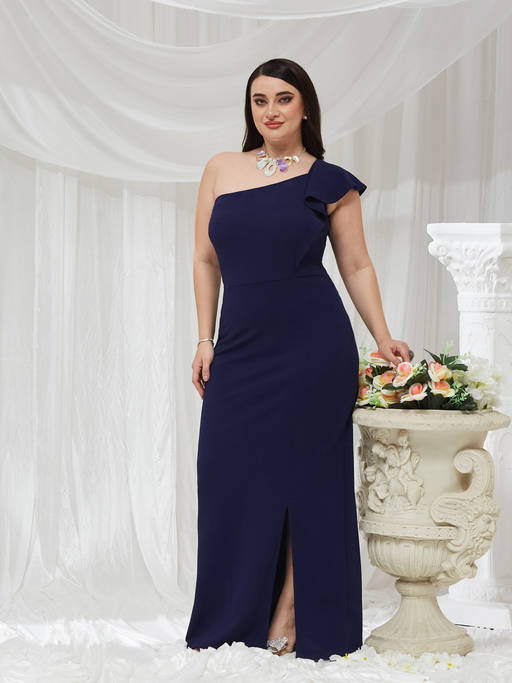 women's plus size navy blue dress Buy Miss Chase A+ Curve Collection (XS) Online Size:6.5 UK / 7.5 US
