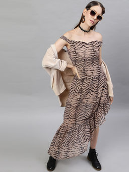 STREET 9 - Animal Printed Dress