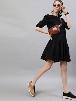 STREET 9 - Solid Poplin Dress