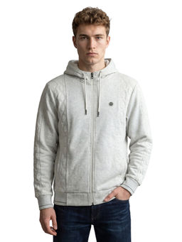 Monte Carlo - Men Off White Blended Jacket