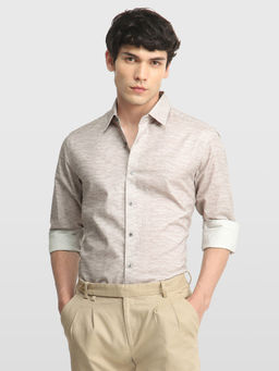 Arrow Newyork - Men Orange Cotton Shirt