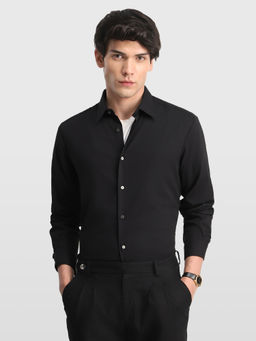 Arrow Newyork - Men Black Tencel Shirt