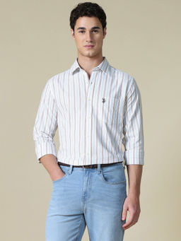 U.S. POLO ASSN. - Men Red Cotton Shirt