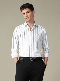 U.S. POLO ASSN. - Men Grey Cotton Shirt