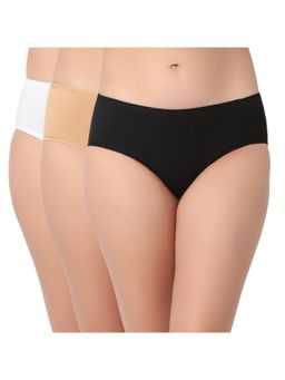 Juliet - Cotton Hipster Premium Panties Full Coverage Stretchable (Pack of 3)