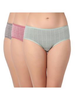 Juliet - Cotton Hipster Panties Full Coverage Stretchable (Pack of 3)