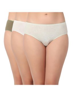 Juliet - Cotton Hipster Premium Panties Full Coverage Stretchable (Pack of 3)