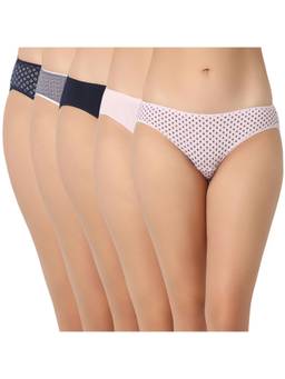 Juliet - Cotton Bikini Panties Stretchable (Pack of 5)