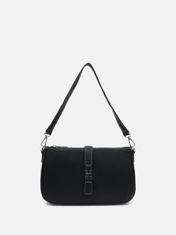Kazo - Black Stepa Shoulder Bag (M)