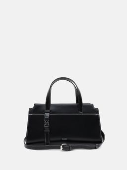 Kazo - Black Jakline Satchel Bag with Detachable Strap (M)