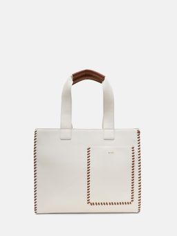 Kazo - Off White Eden Tote Bag (L)