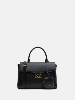 Kazo - Black Lucia Satchel Bag (M)