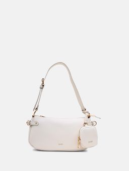 Kazo - Off White Becci Shoulder Bag with Pouch (S)