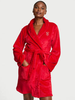 Victoria's Secret - Red Cozy Plush Robe with Belt