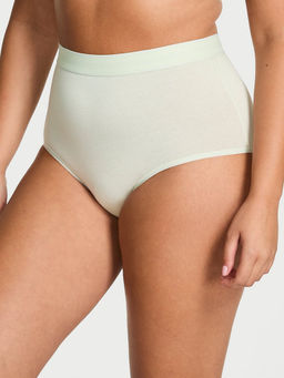 Victoria's Secret - Green Logo Cotton Modern Brief Panty