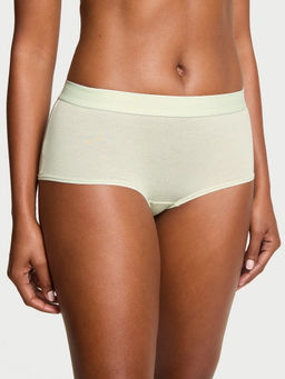 Victoria's Secret - Green Logo Cotton Boyshorts (M)