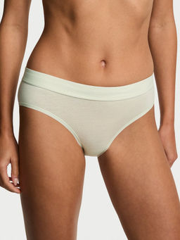 Victoria's Secret - Green Logo Cotton Hiphugger Panty