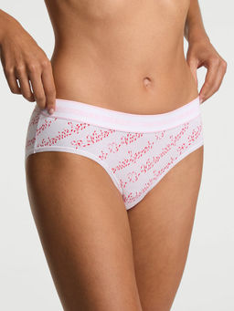 Victoria's Secret - White Logo Cotton Hiphugger Panty