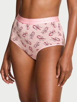 Victoria's Secret - Pink Logo Cotton Modern Brief Panty