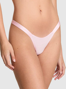 Victoria's Secret - Pink Logo Cotton High-Leg Micro Thong Panty