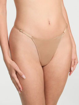 Victoria's Secret - Beige Very Sexy Smooth Adjustable V-String Panty