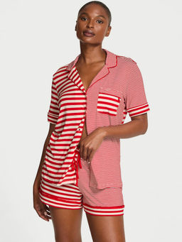 Victoria's Secret - Red Modal Soft Shirt & Shorts