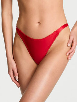 Victoria's Secret - Red Dream Angels Pom Pom Bow Brazilian Panty (S)