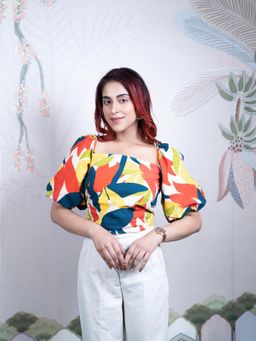 Beyond Tara - Kaleidoscope Puff Top