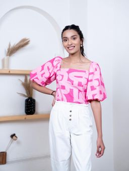 Beyond Tara - Bubble-Gum Puff Top