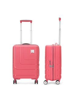 VIP - Pink Solid Polypropylene Trolley Bag