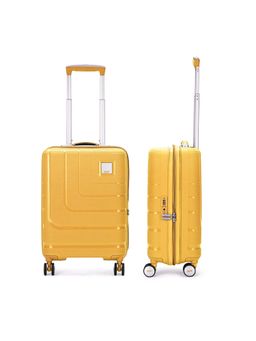 VIP - Yellow Solid Polypropylene Trolley Bag