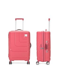 VIP - Pink Solid Polypropylene Trolley Bag