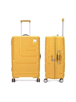 VIP - Yellow Solid Polypropylene Trolley Bag