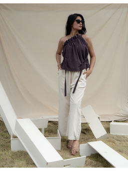 BILANG - Plum Aura Top