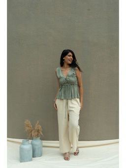 BILANG - Sash Tie Up Top