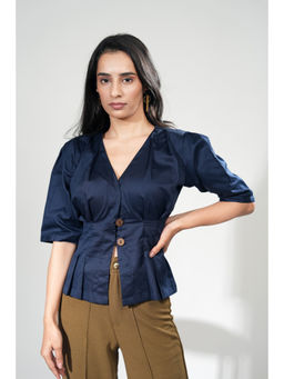 BILANG - Boxy Blue Top