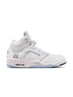 Nike - Men Air Jordan 5 Retro OG "White Metallic" Sneakers