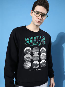 Difference of Opinion - Black Oversized Sweatshirt