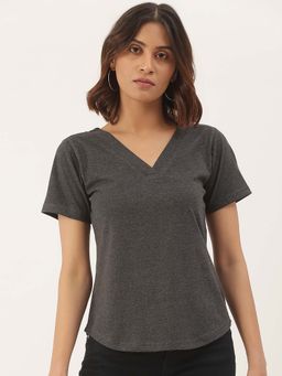 BRINNS - Charcoal Grey Pure Cotton T-Shirt