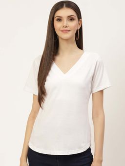 BRINNS - White Pure Cotton T-Shirt