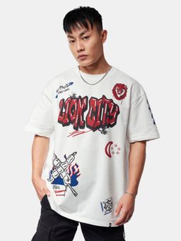 The Souled Store - Originals: Lion City Oversized T-shirts For Mens